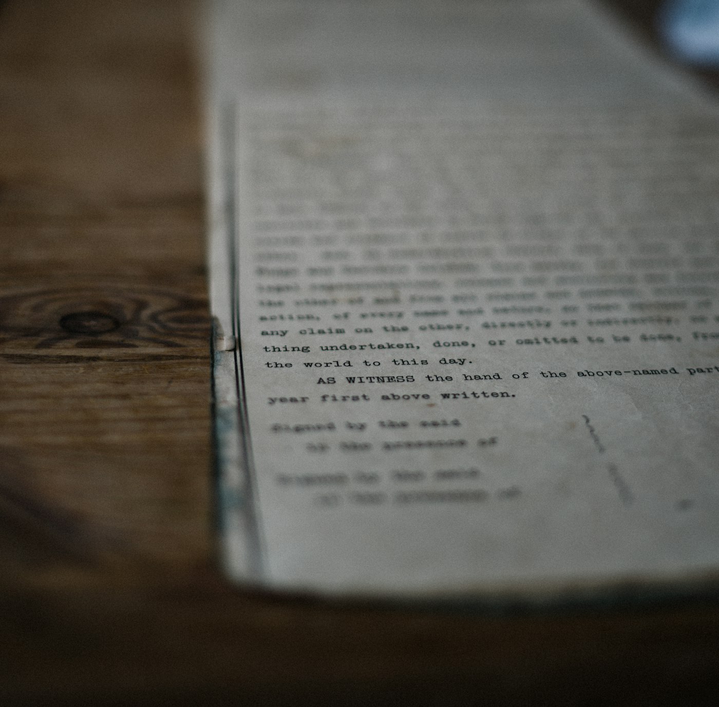 Contract drafted from a template with the clause library