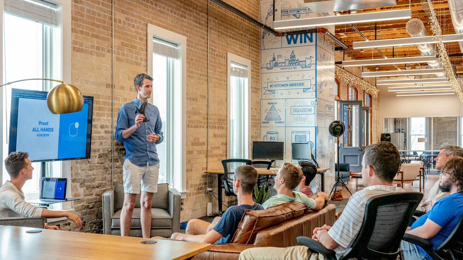 Executives in a strategy meeting
