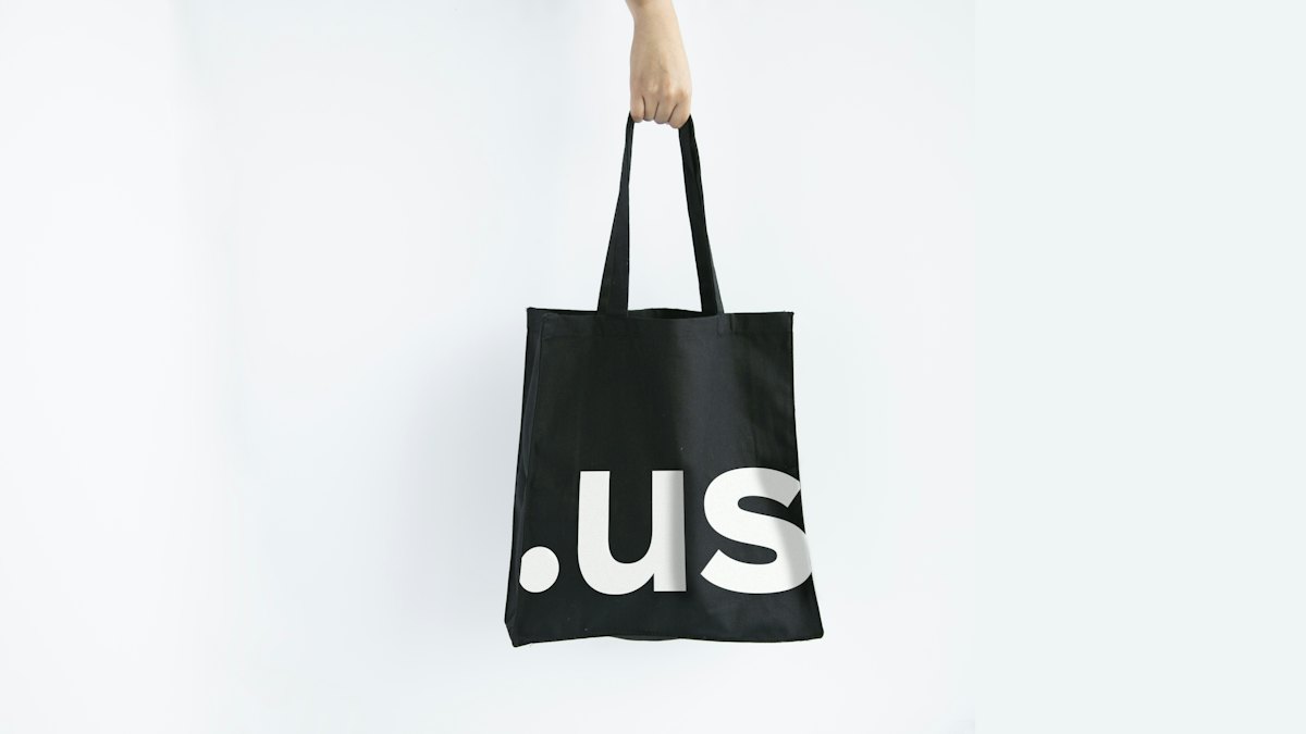 Branded tote bag